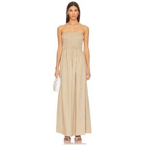MISA Los Angeles Andrea Beige Jumpsuit Size XS (Oversized)